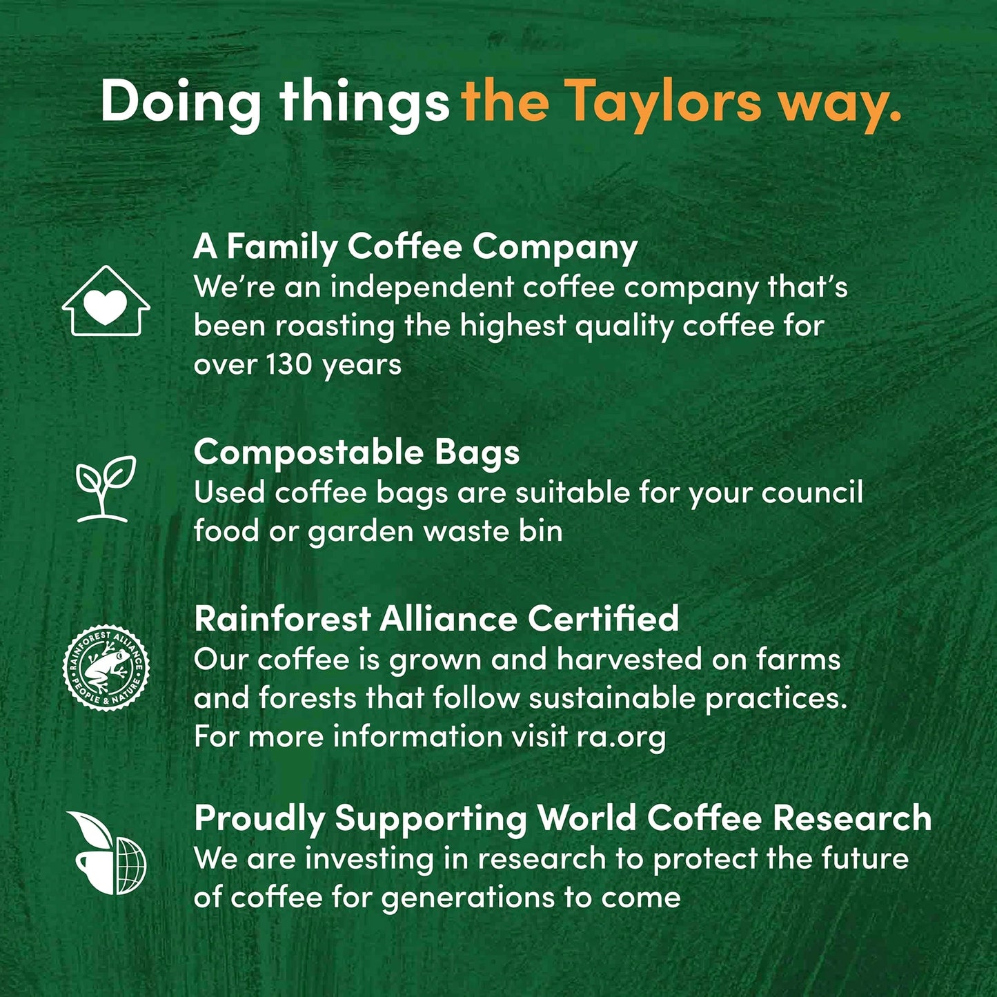 10 Hot Lava Java Coffee Bags 75g by TAYLORS