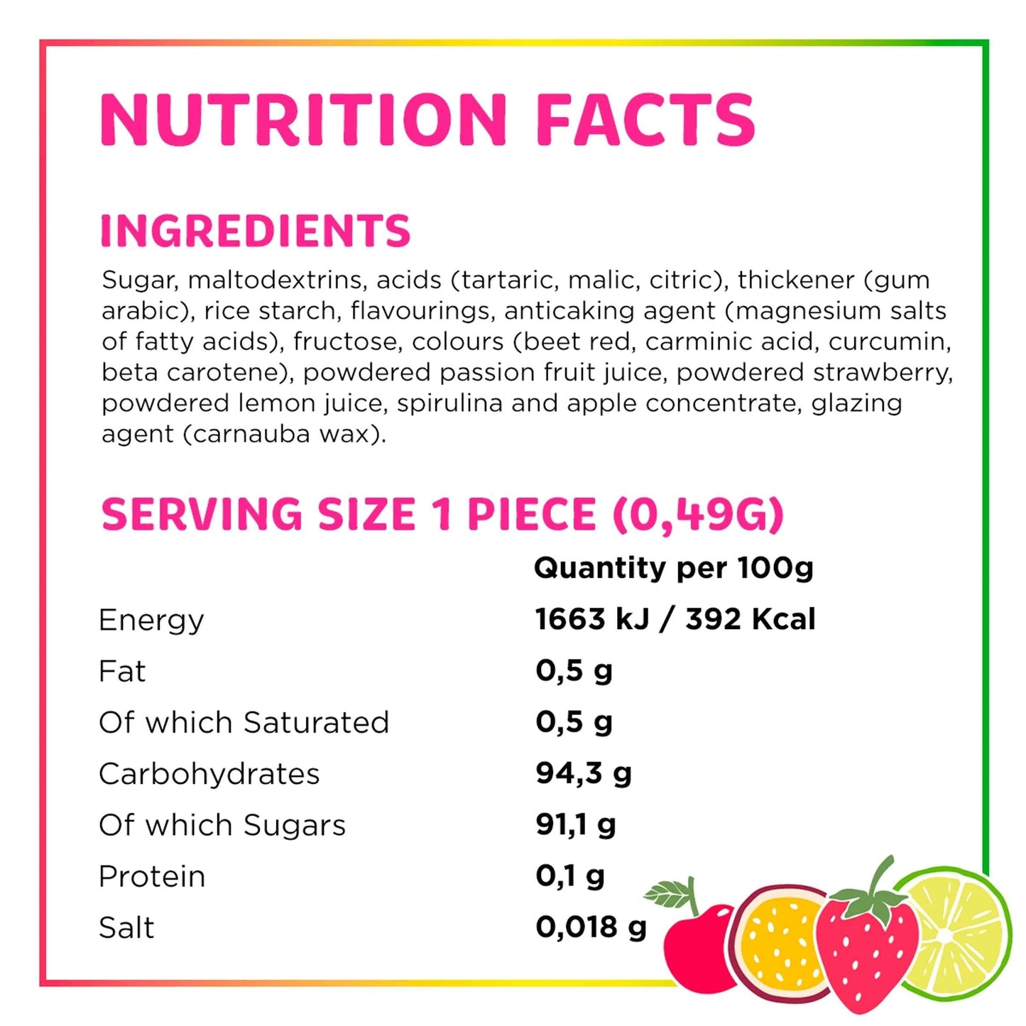 Fruit Adventure 4 Pack 72g by TIC TAC