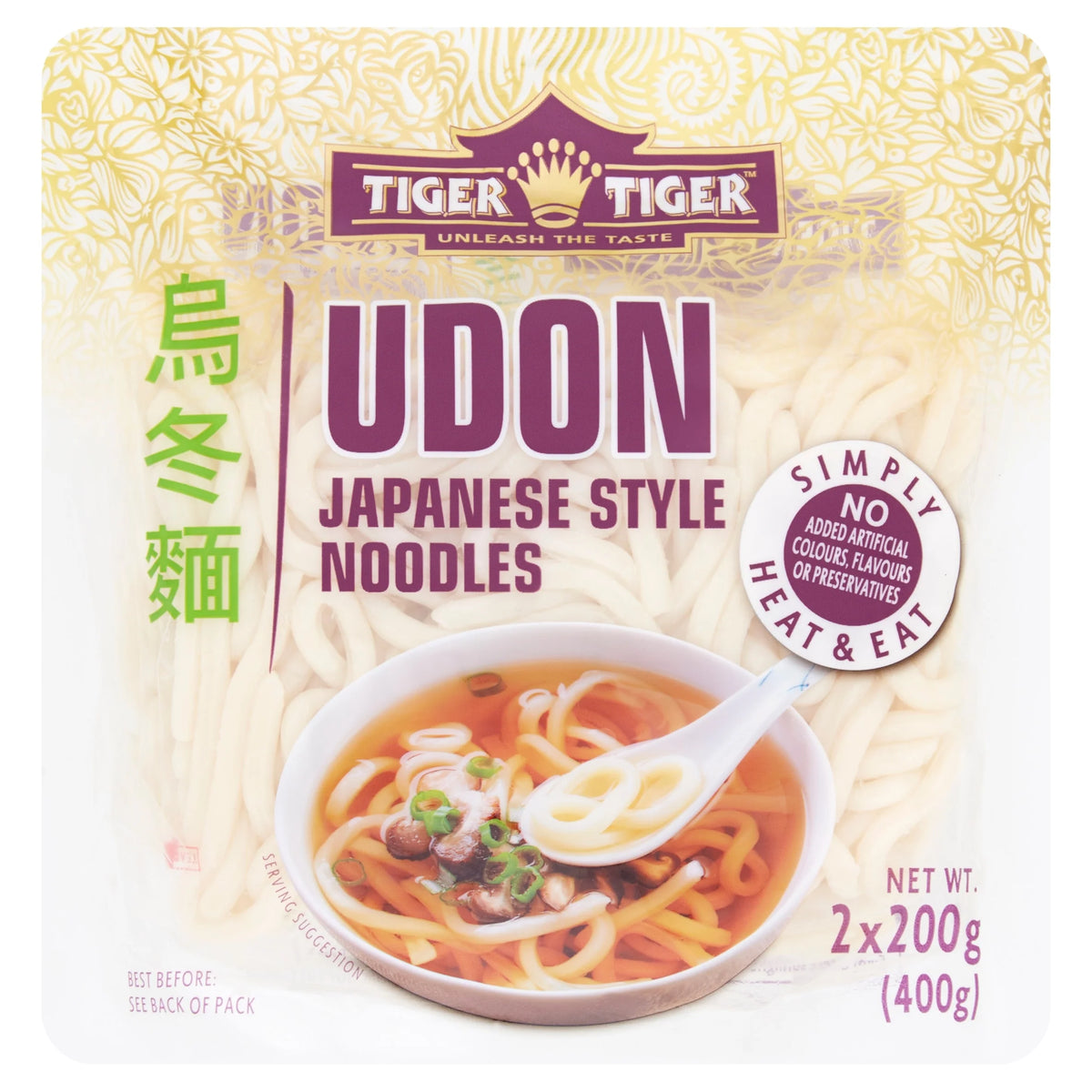 Udon Japanese Style Noodles 400g by TIGER TIGER