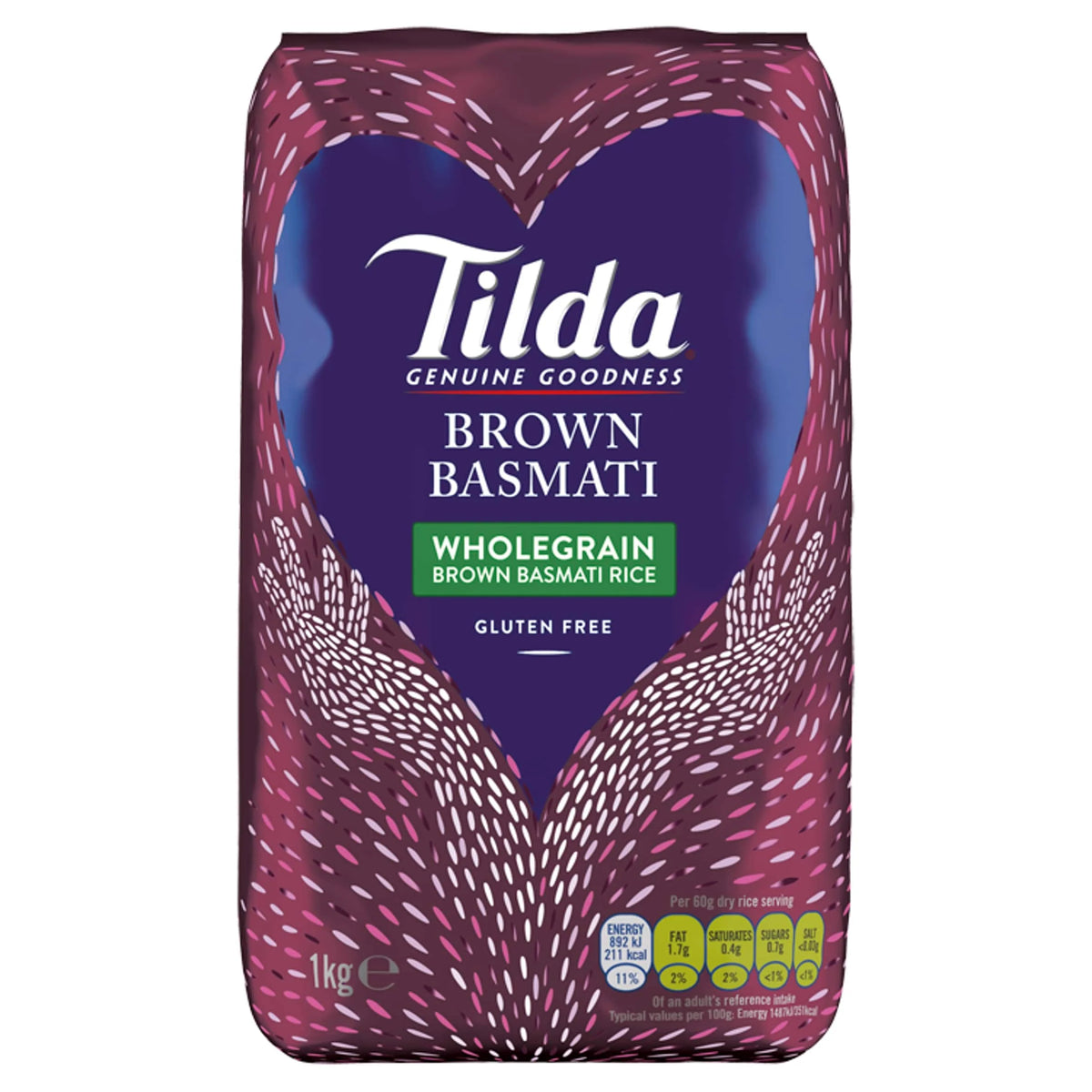Brown Basmati Rice 1kg by Tilda