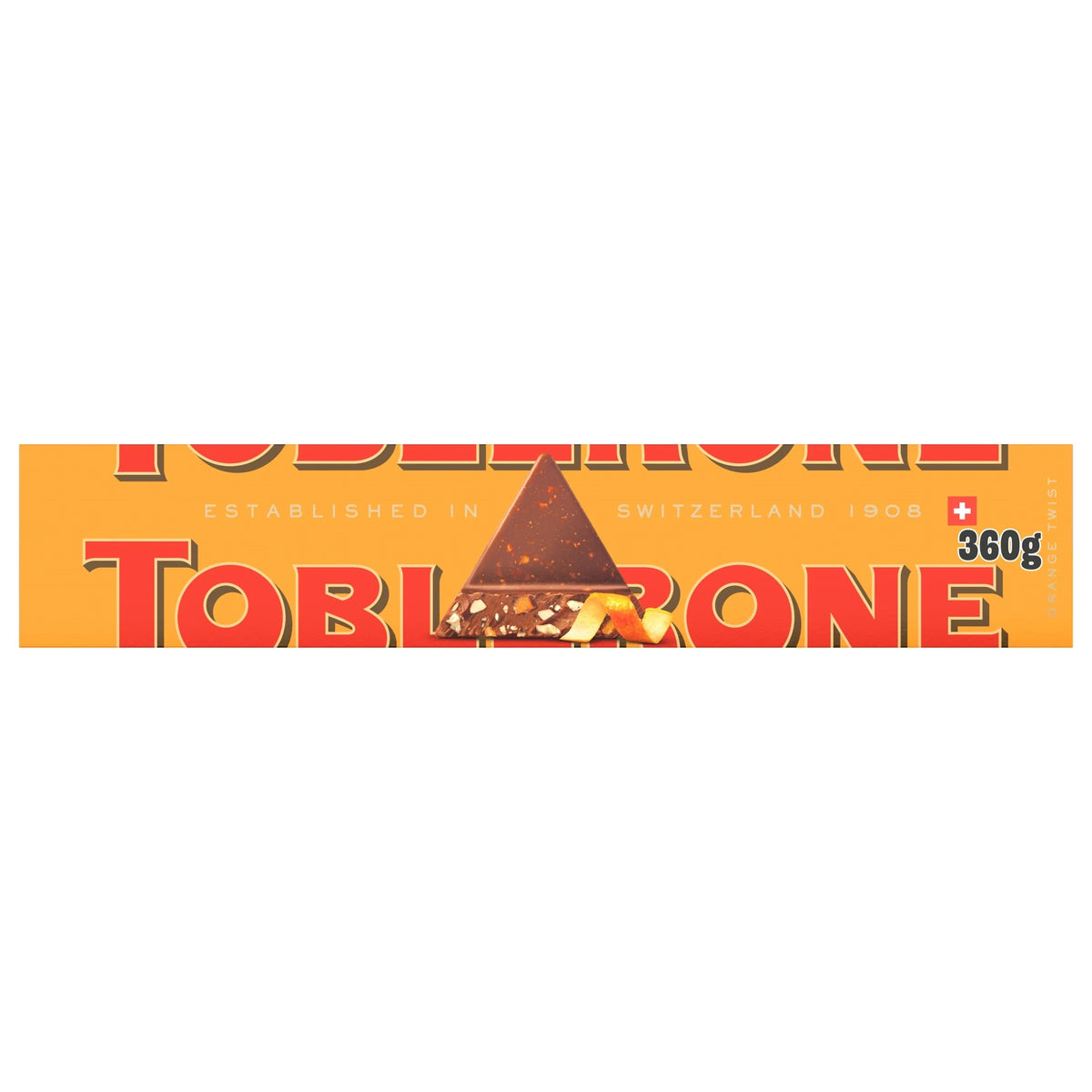 Orange Twist Milk Chocolate Bar 360g by TOBLERONE
