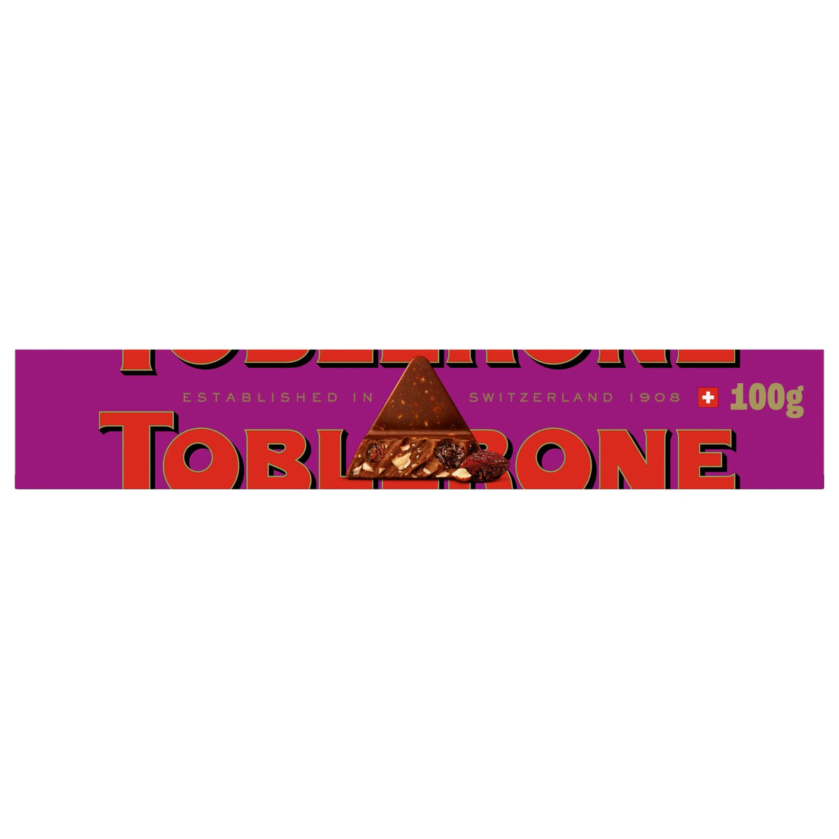 Swiss Chocolate With Raisins And by TOBLERONE at The British Vault