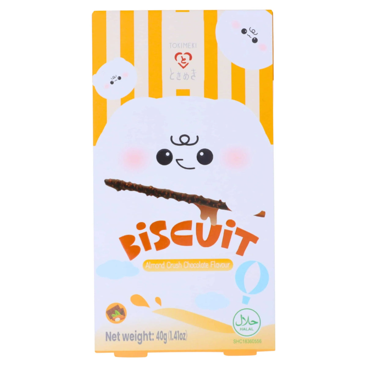 Biscuit Stick Almond Crush Chocolate by TOKIMEKI