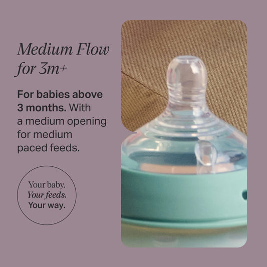 Natural Start Baby Bottle Teats by tommee tippee