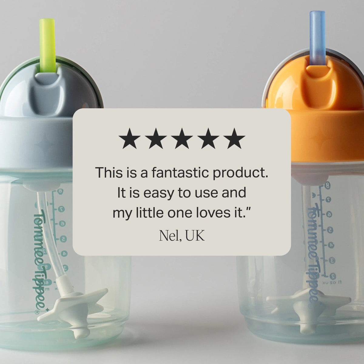 Training Straw Cup 300ml 6m+ Assorted by tommee tippee
