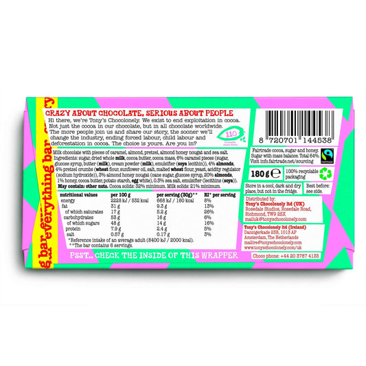 Chocolonely Everything Bar 180g by TONY'S