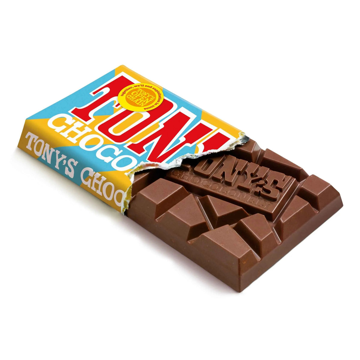 Tonys Chocolonely Milk Chocolate Rice Crisp by TONY'S