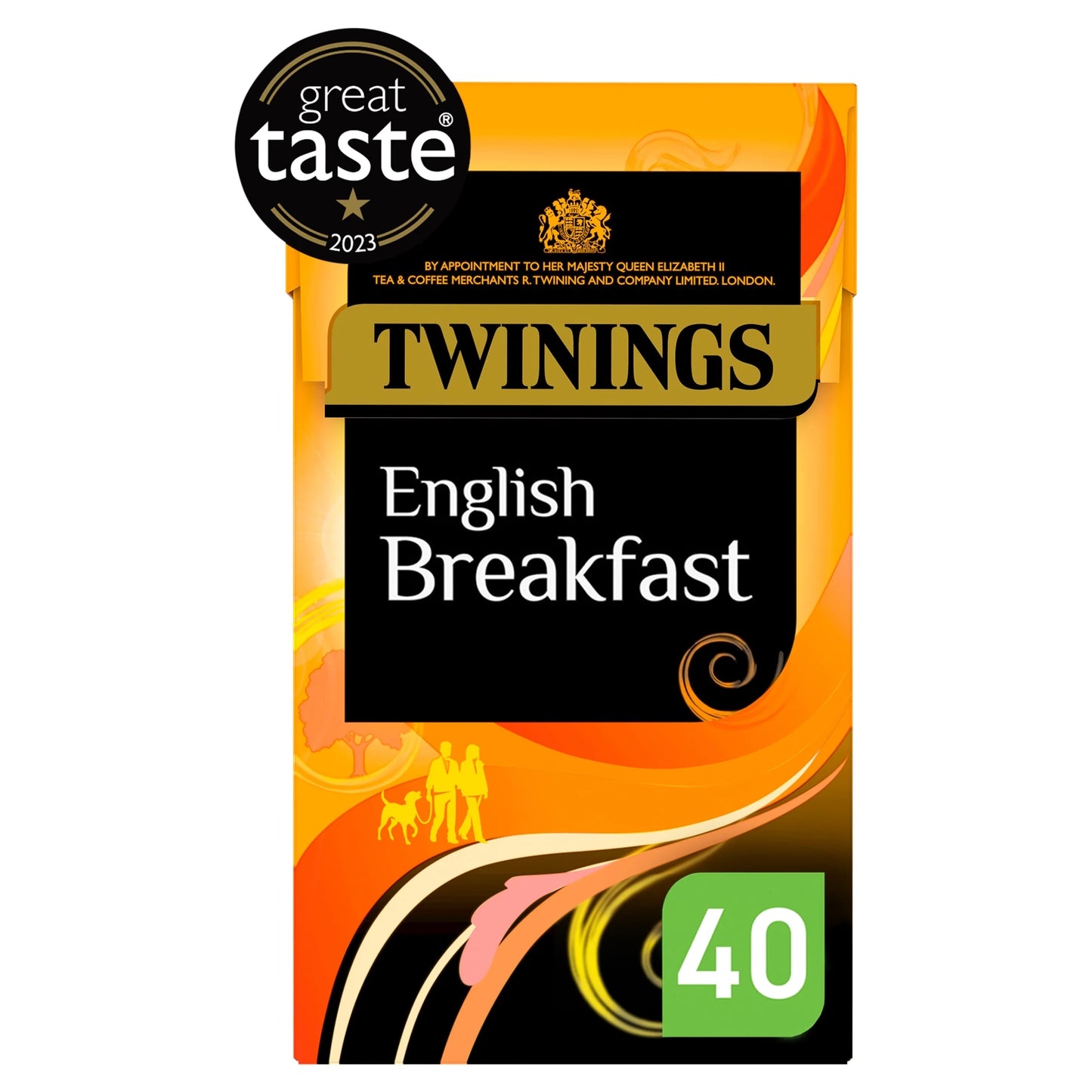 English Breakfast Tea Bags 40 Pack by TWININGS
