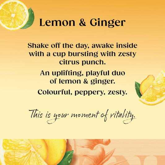 Lemon & Ginger Tea 20 Pack 30g by TWININGS