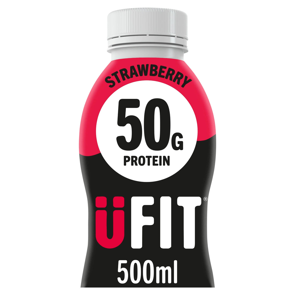 Ufit Pro50 Protein Drink - Strawberry 500ml by U FIT