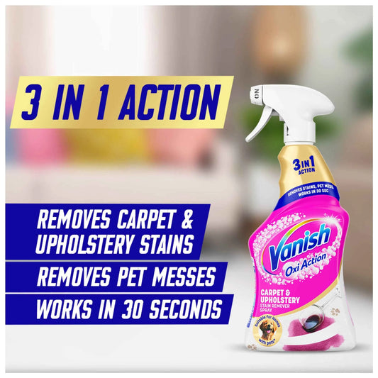 Gold Oxi Action Carpet Cleaner Spray by Vanish