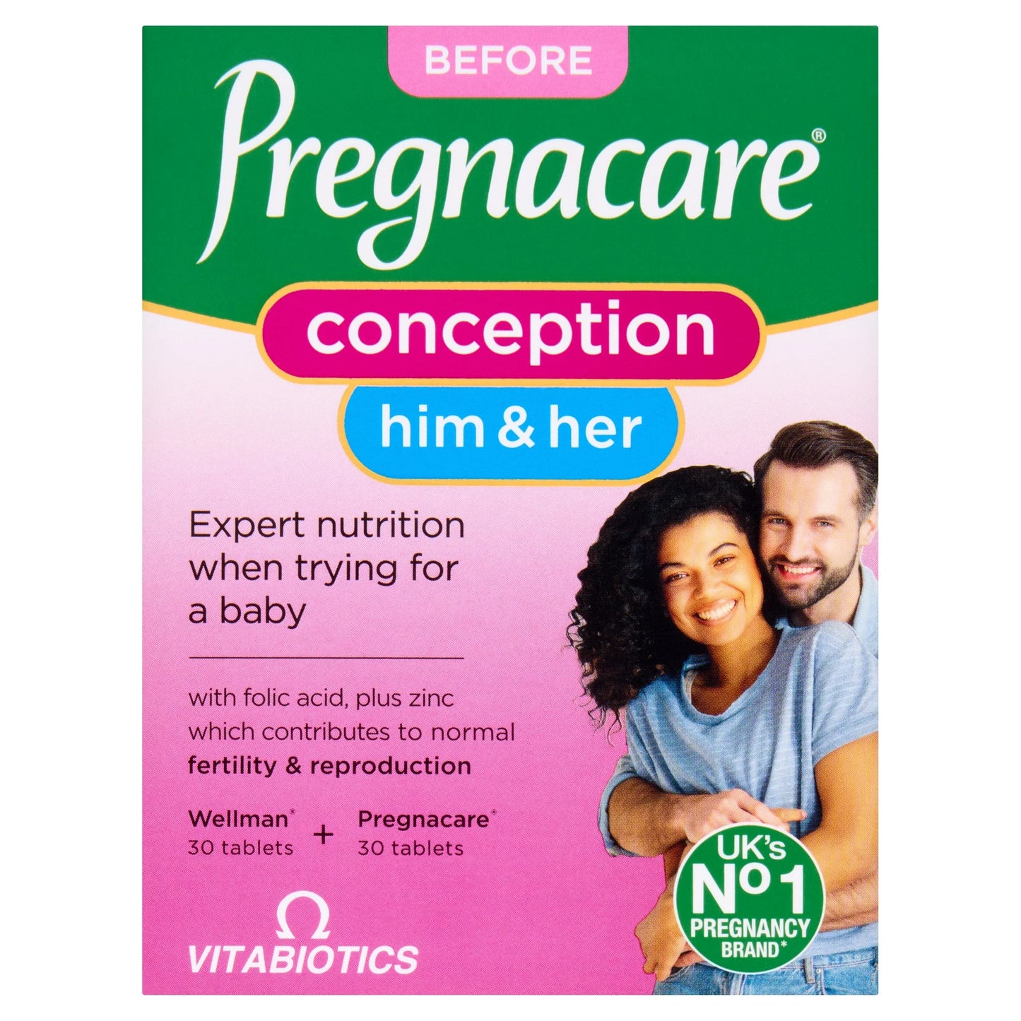 Pregnacare Him & Her Conception by VITABIOTICS