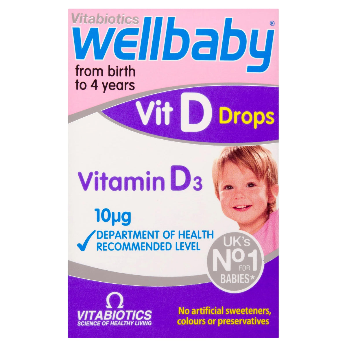 Vitabiotics WELLBABY Vitamin D Drops 30ml UK
