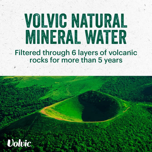 Natural Bottled Mineral Still Water 1l by VOLVIC