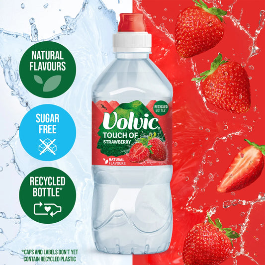 Touch Of Fruit Strawberry Still Flavoured Water 750ml by VOLVIC