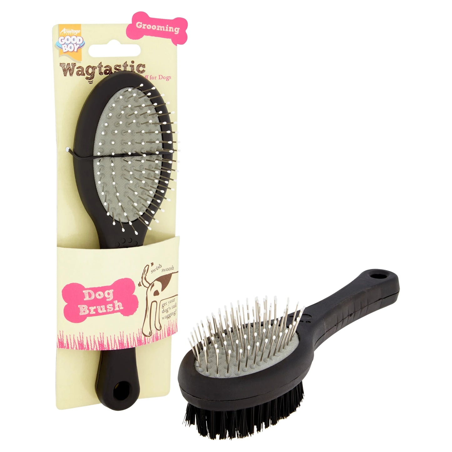 Double Sided Dog Brush by WAGTASTIC