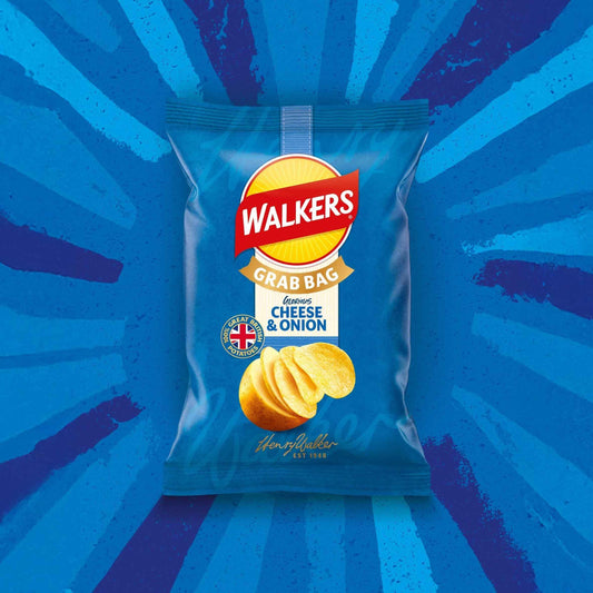 Cheese & Onion Grab Bag Crisps 45g by WALKERS