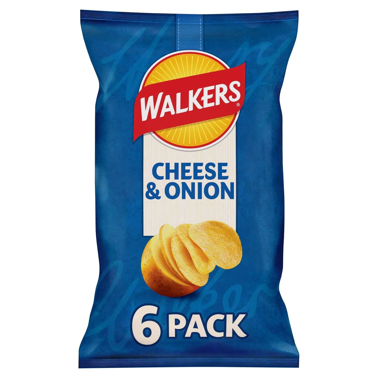 Cheese & Onion Multipack Crisps 6x25g by WALKERS