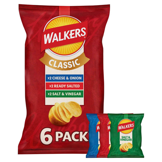 Classic Variety Multipack Crisps 6x25g by WALKERS