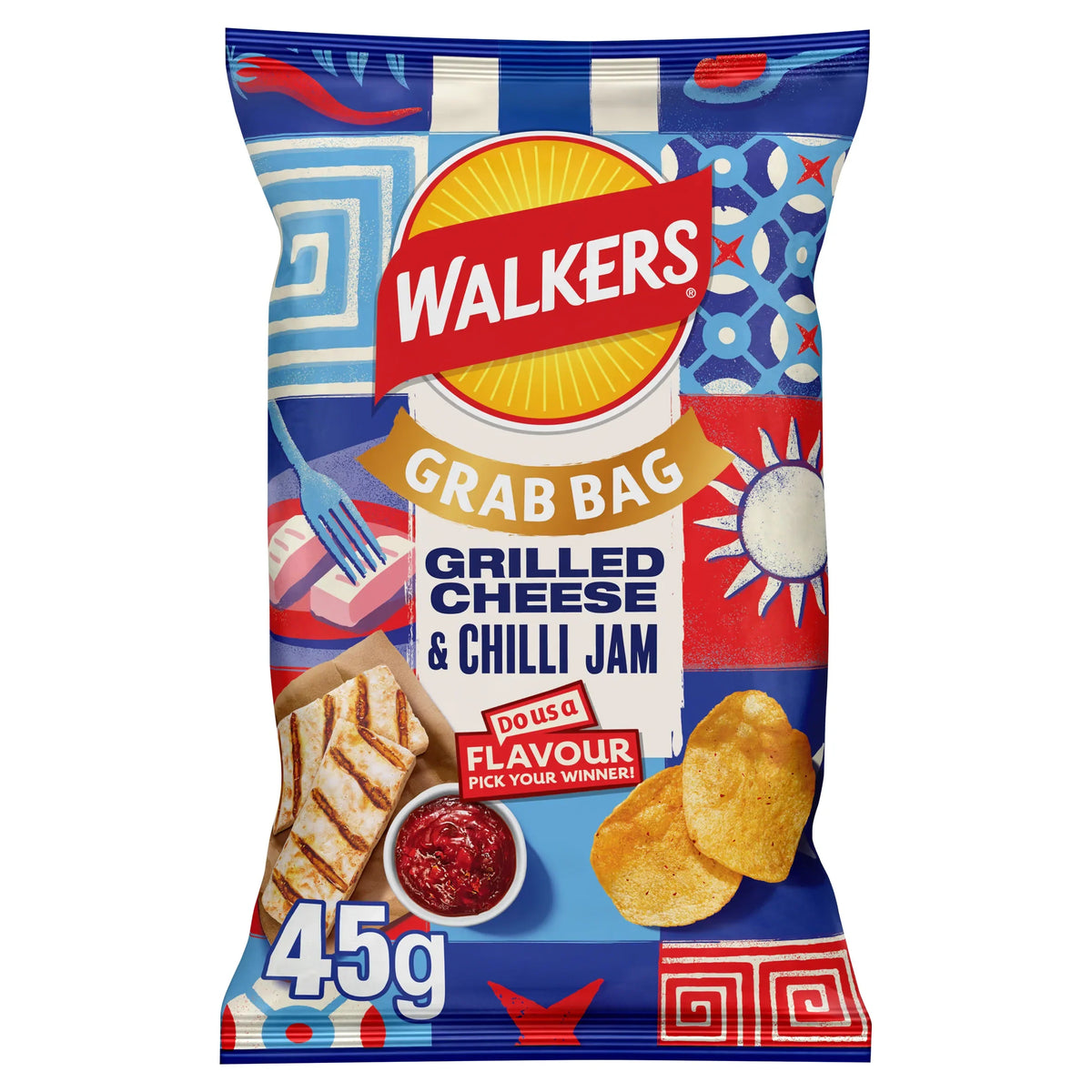 Grilled Cheese & Chilli Jam Potato by WALKERS at The British Vault