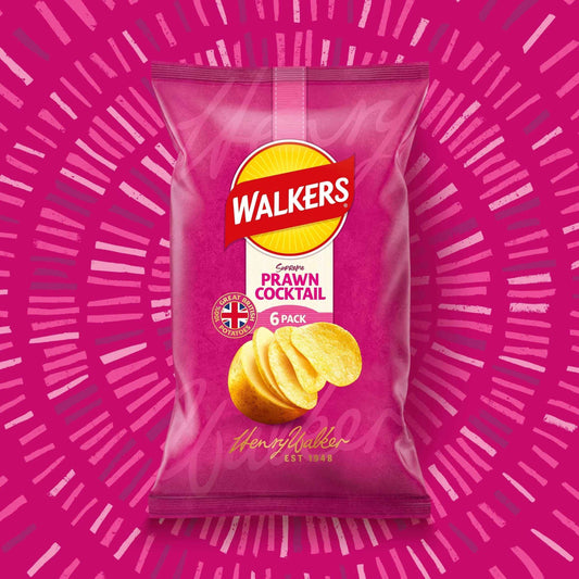 Prawn Cocktails Multipack Crisps 6 X by WALKERS