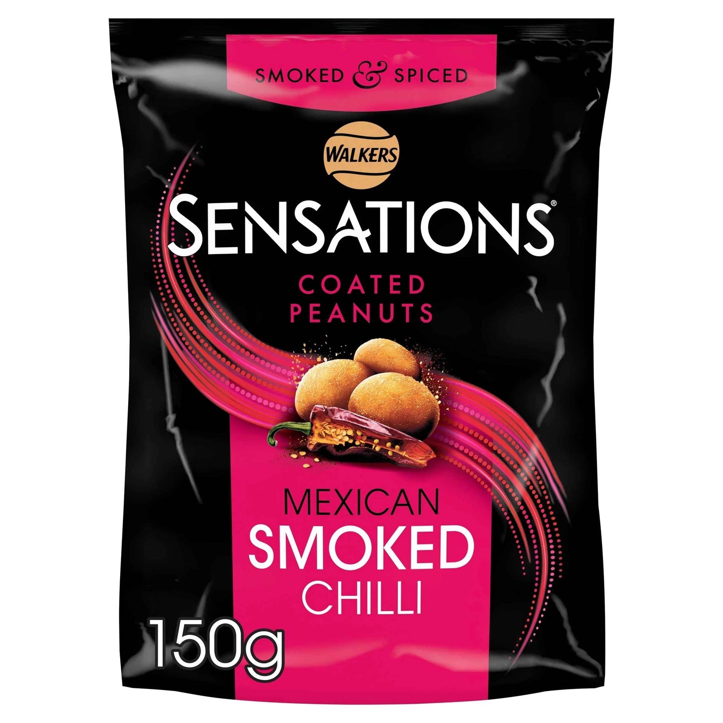 Sensations Coated Peanuts Smoked by WALKERS