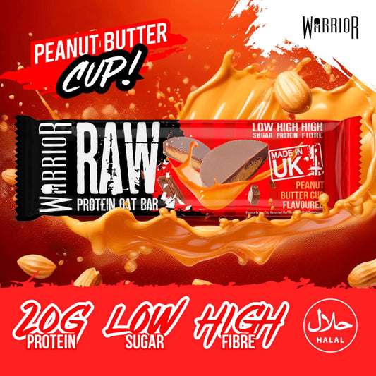 Raw Protein Flapjack Peanut Butter by WARRIOR