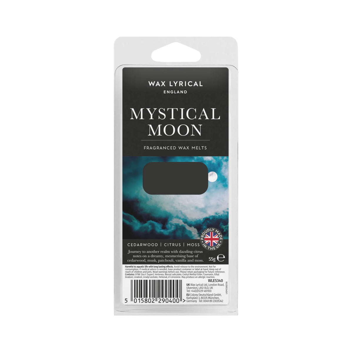 Wax Lyrical Mystical Moon Fragranced Wax Melt by WAX LYRICAL LTD at The British Vault