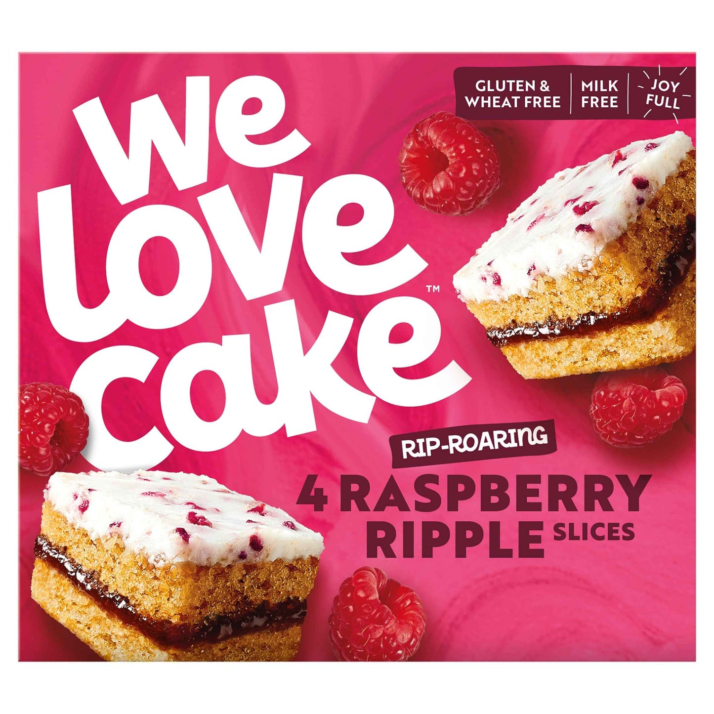 Free From Raspberry Ripple Cake by We Love Cake