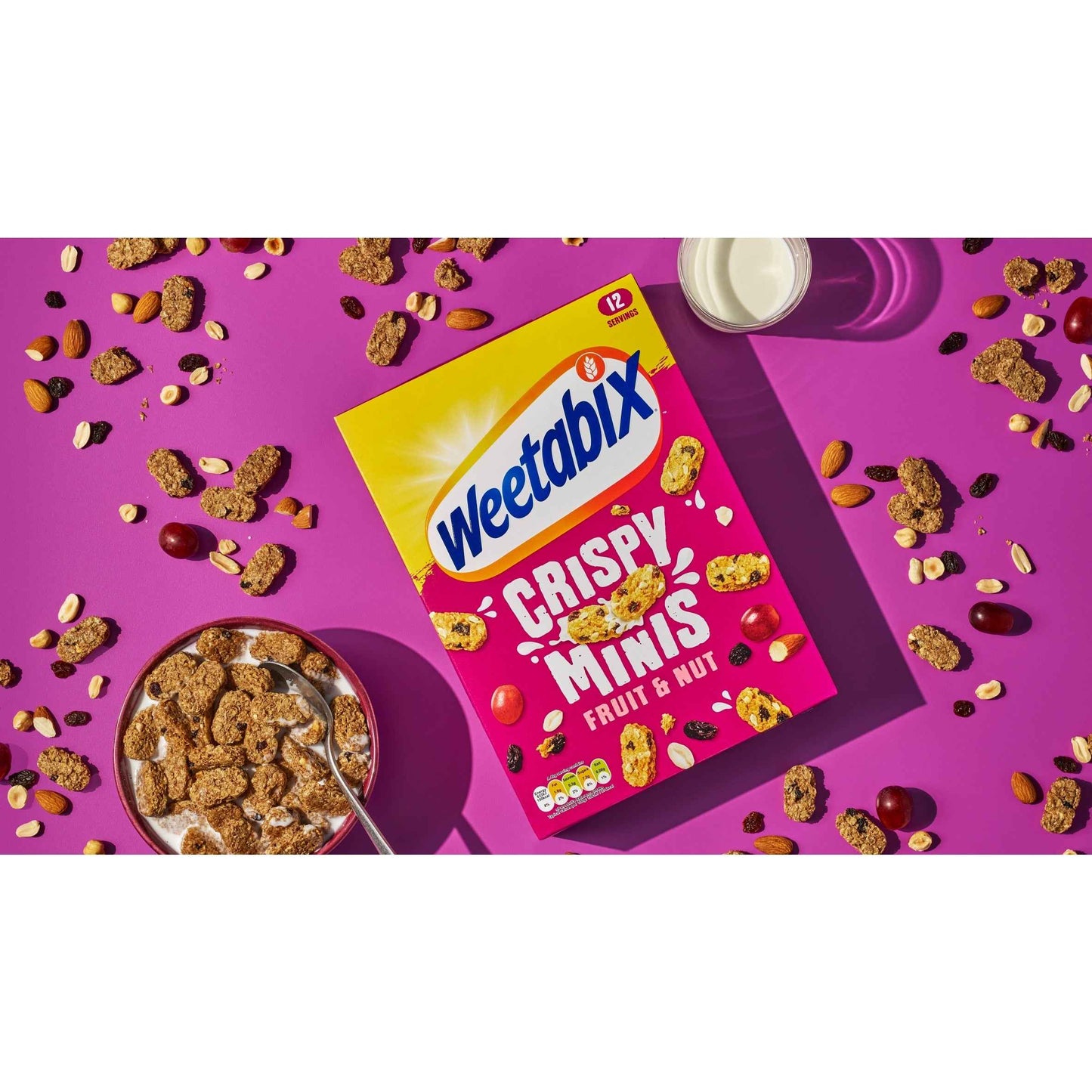 Crispy Minis Fruit & Nut Cereal 500g by WEETABIX