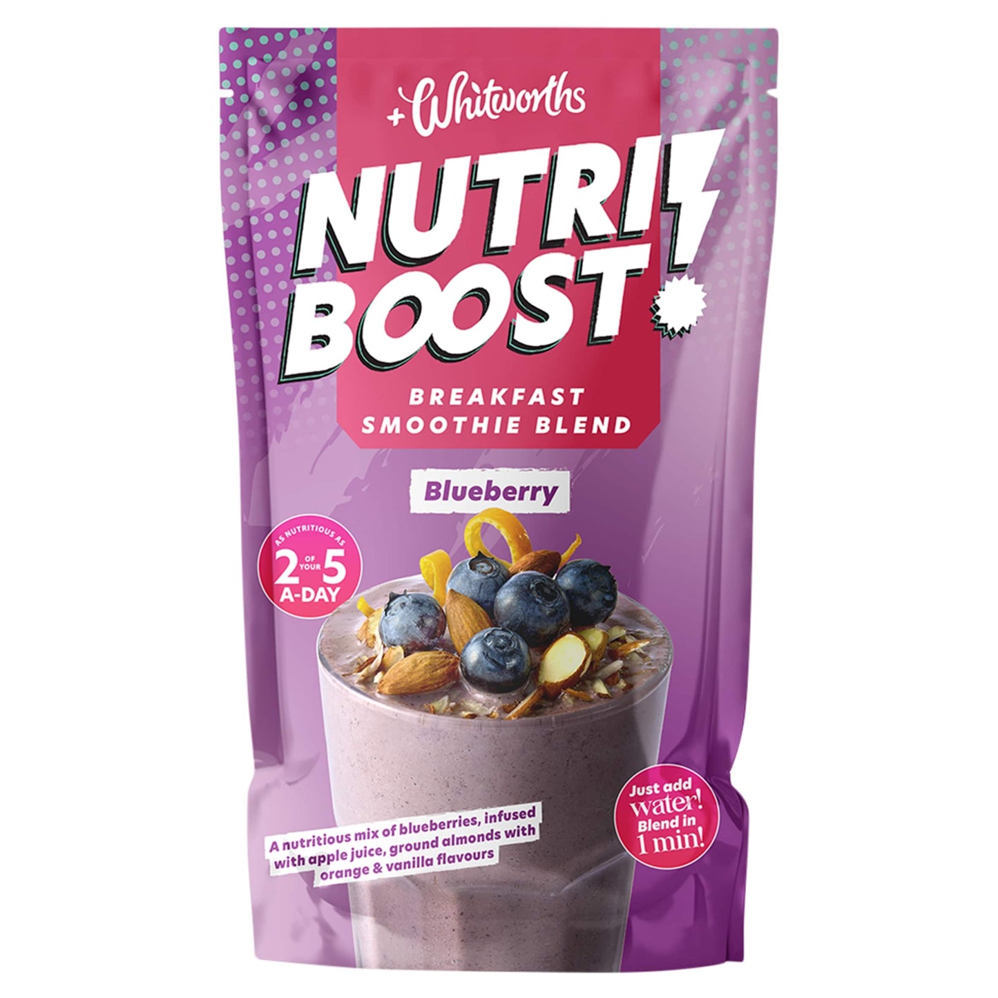 Nutriboost Blueberry Smoothie by whitworths