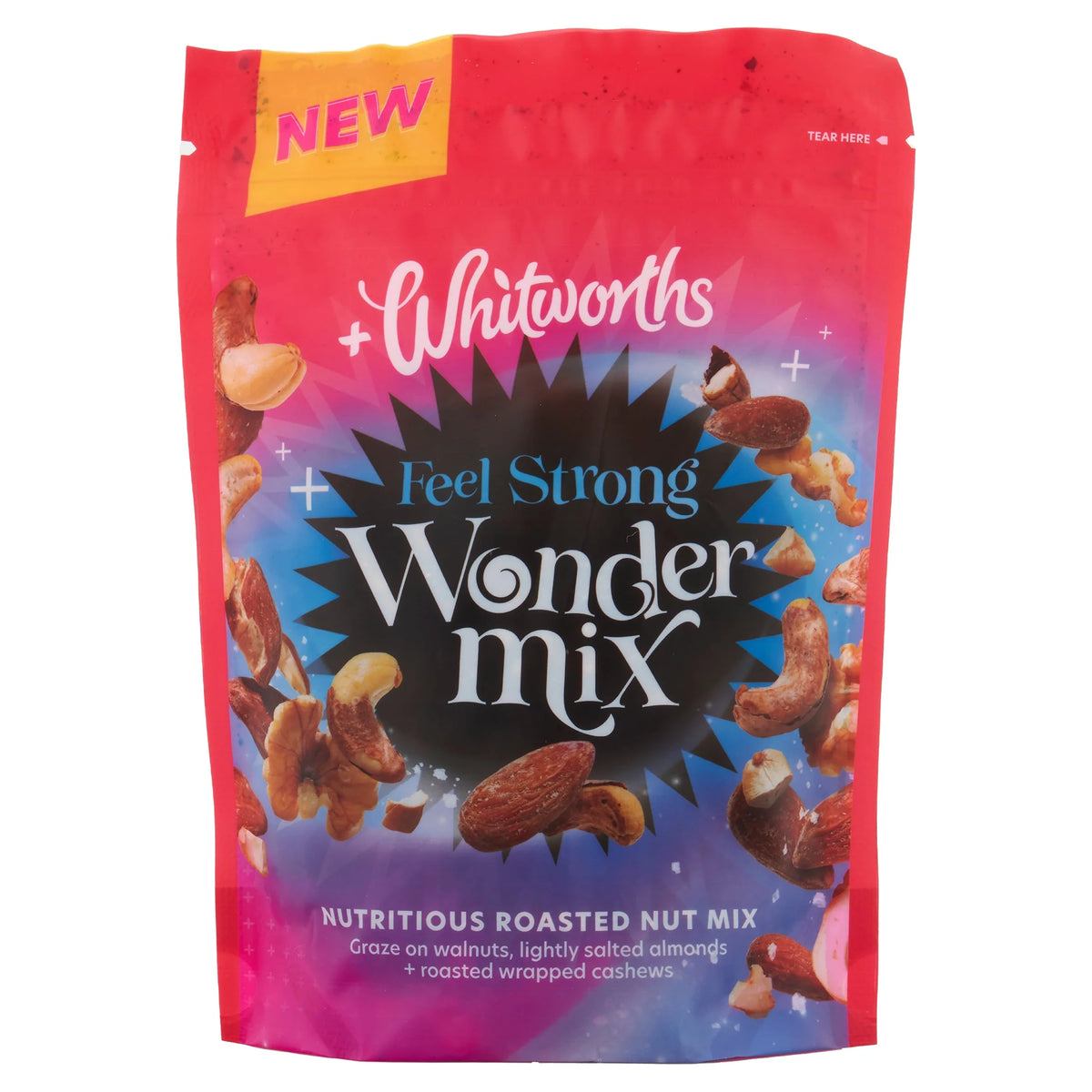 Wondermix Feel Strong Nut Mix 190g by whitworths