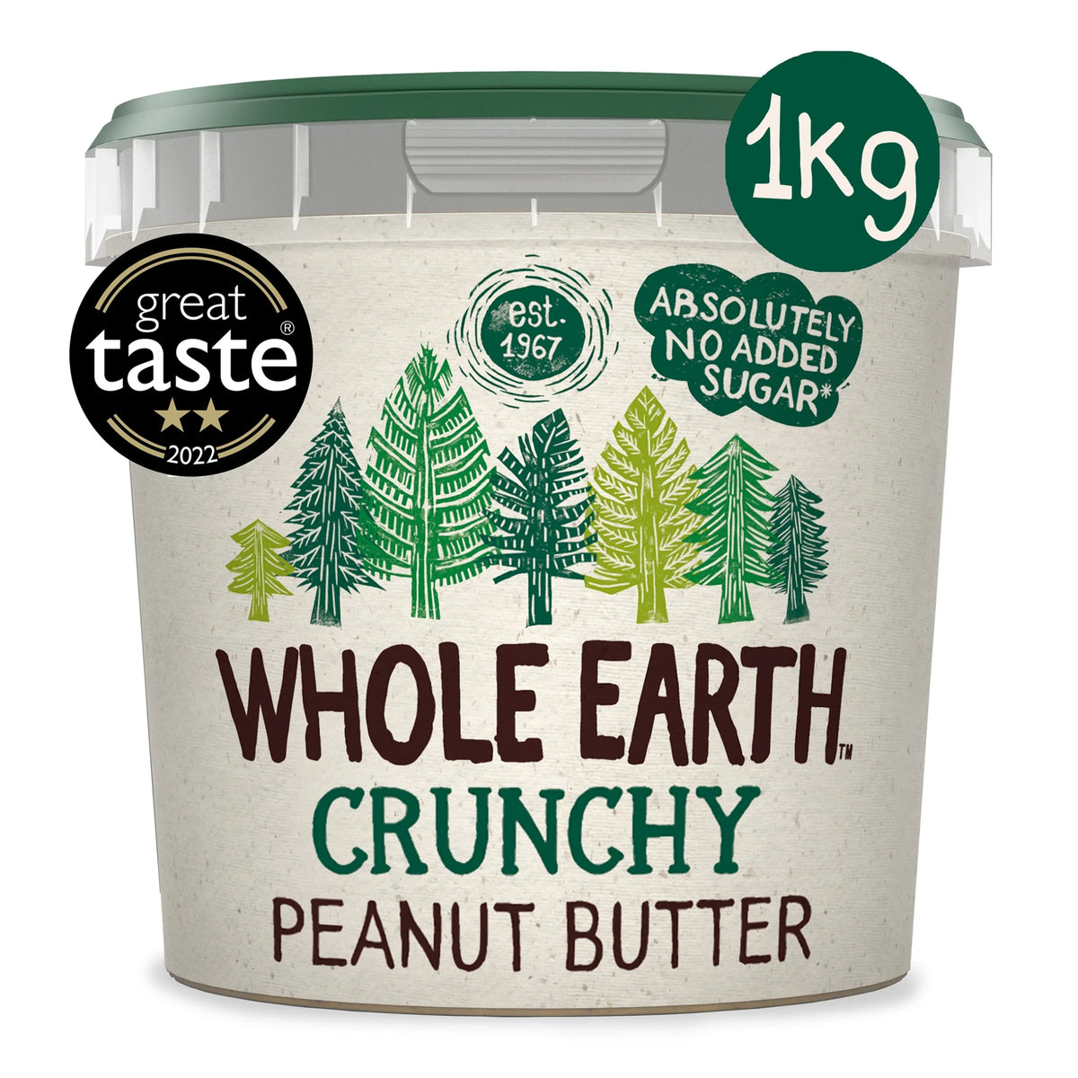 Crunchy Peanut Butter 1kg by WHOLE EARTH