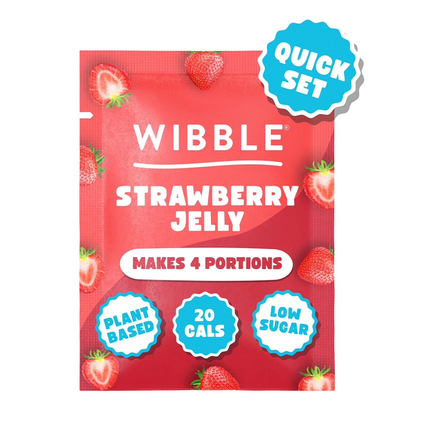 Strawberry Jelly Crystals 57g by Wibble