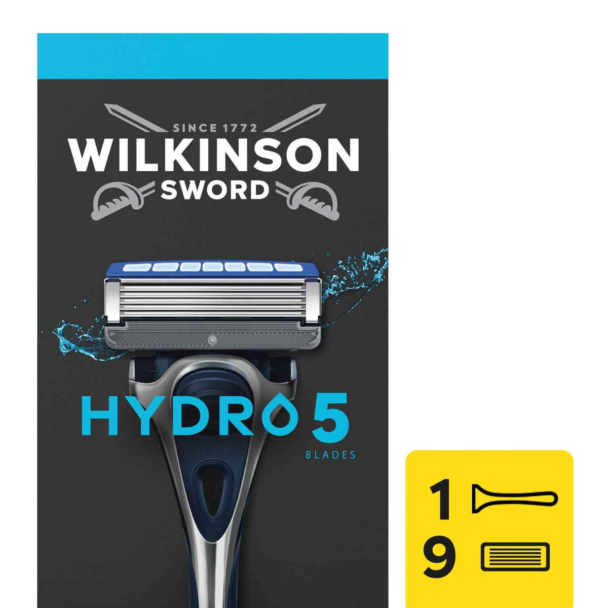 Hydro 5 Men’s 1 Razor + 9 by WILKINSON SWORD