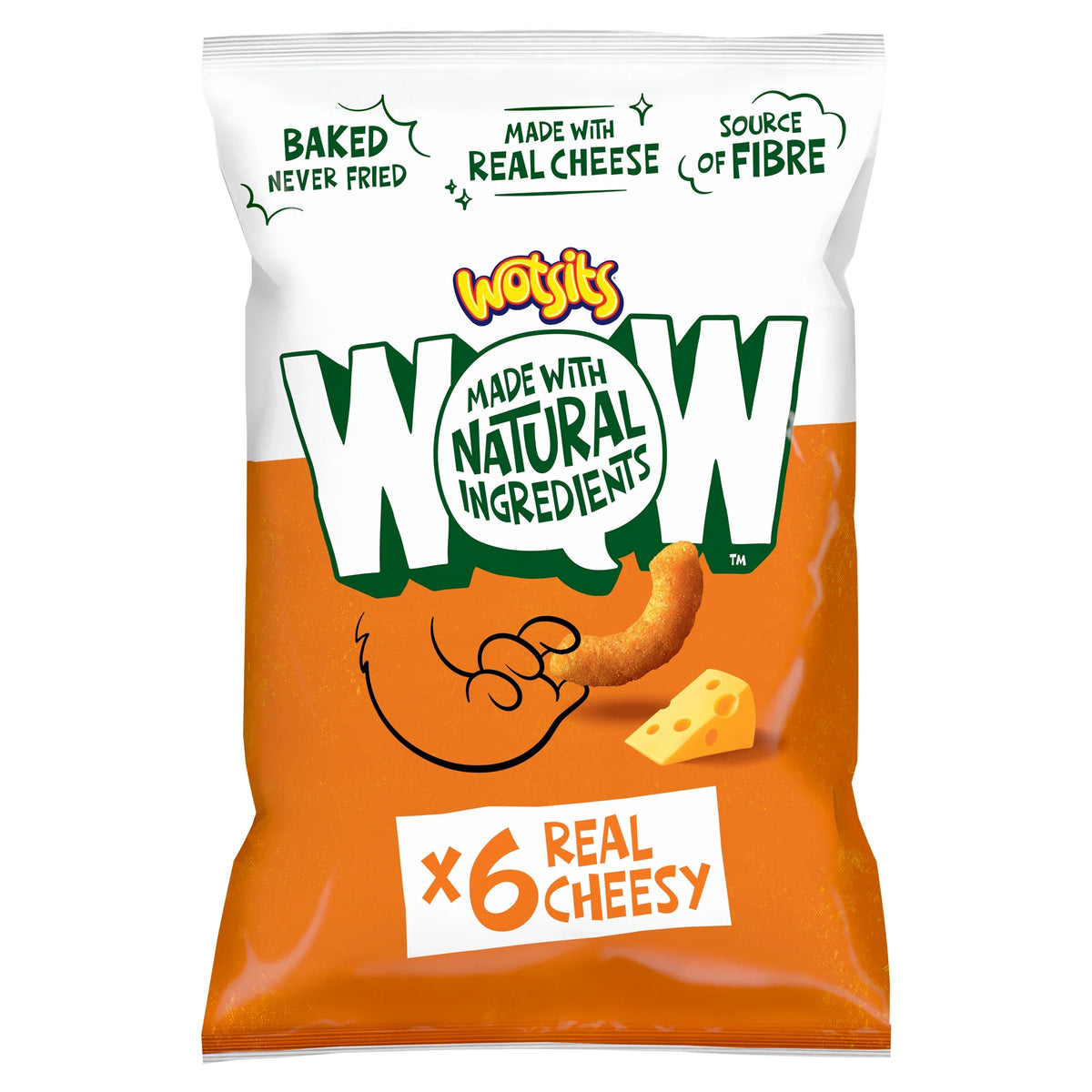 Wotsits WOW Cheese Puffs Snacks Multipack (96g) at The British Vault