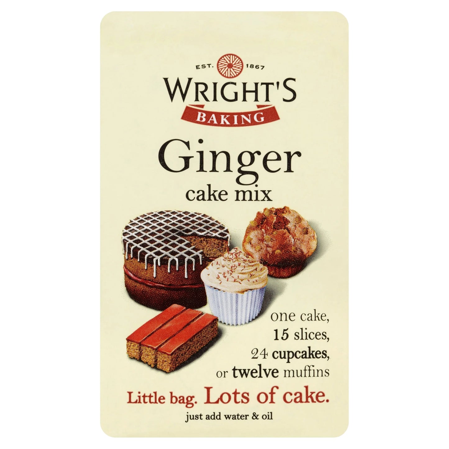Wright's Baking Ginger Cake Mix 500g by WRIGHT’S