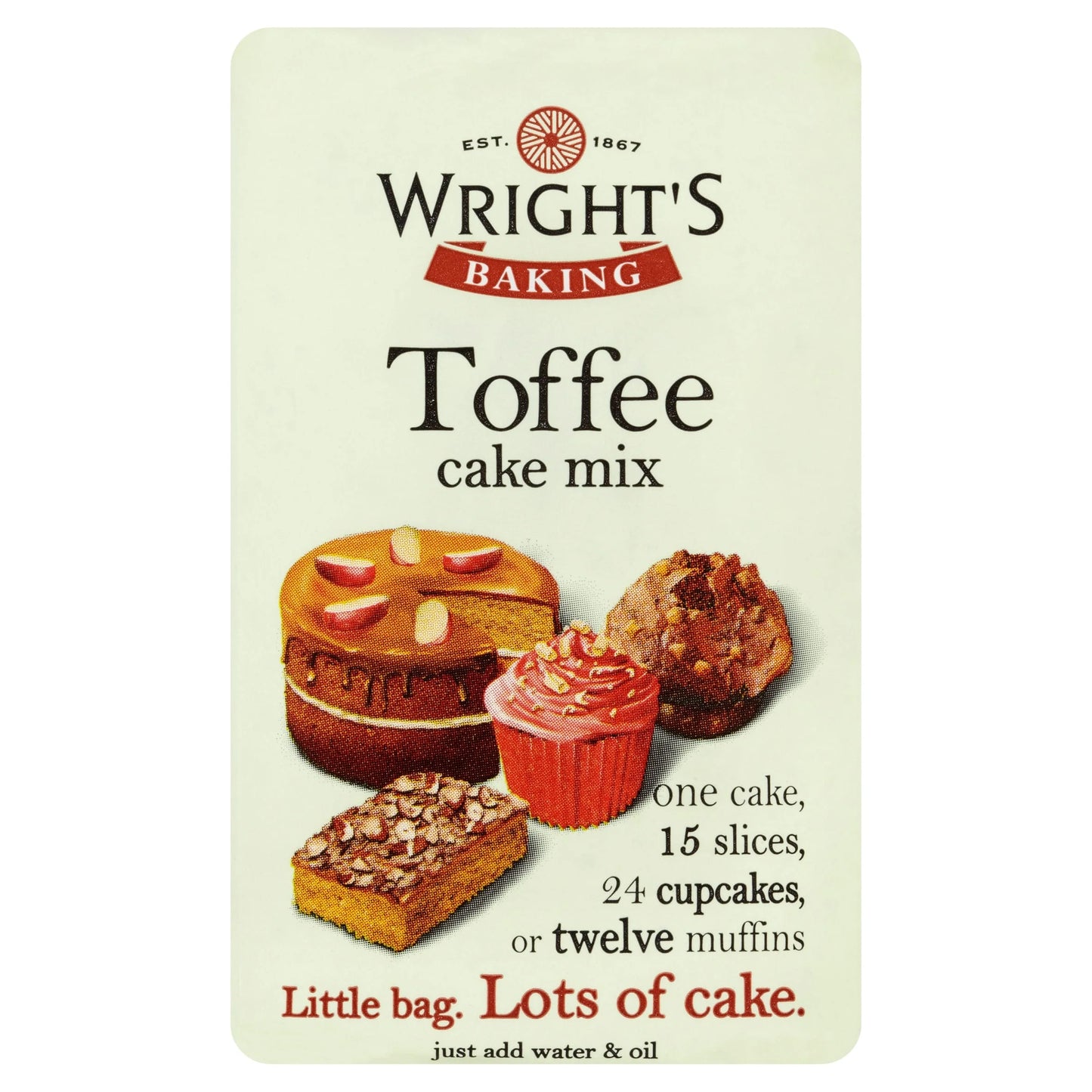 Wright's Baking Toffee Cake Mix 500g by WRIGHT’S