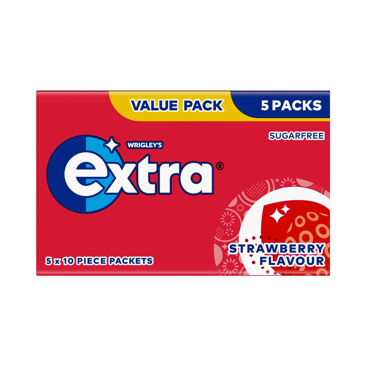 Extra Strawberry Flavour Sugarfree by WRIGLEY'S