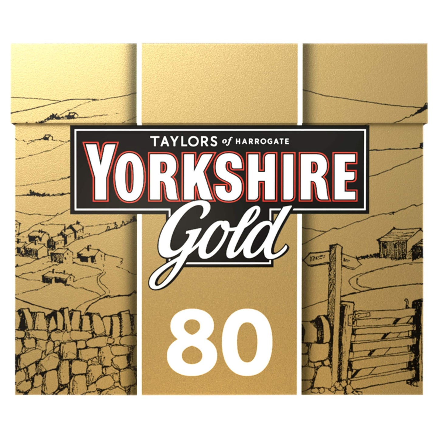 Gold 80 Teabags 250g by YORKSHIRE
