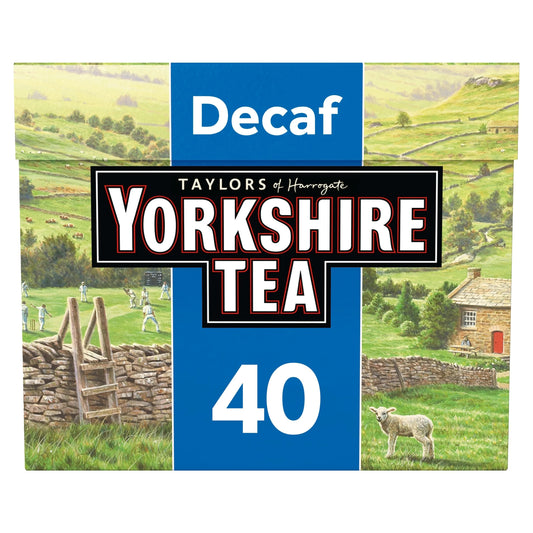 Tea Decaf 40 Tea Bags 125g by YORKSHIRE