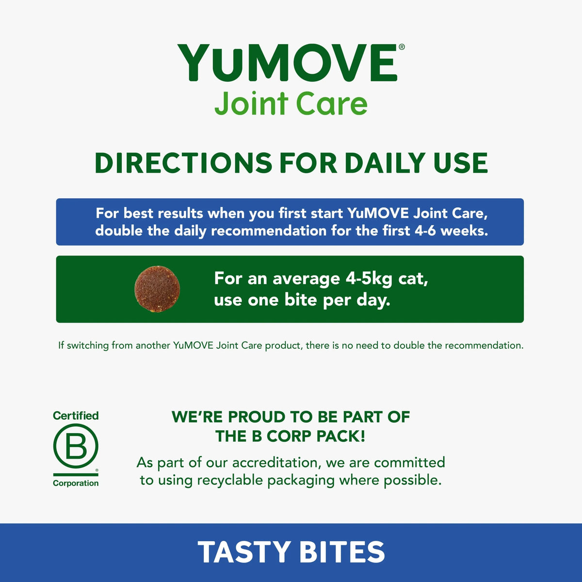 Joint Care Senior Cat Bites 30 Bites by YuMove