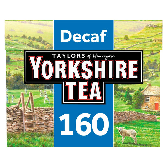YORKSHIRE Tea Decaf 160 Tea Bags 500g