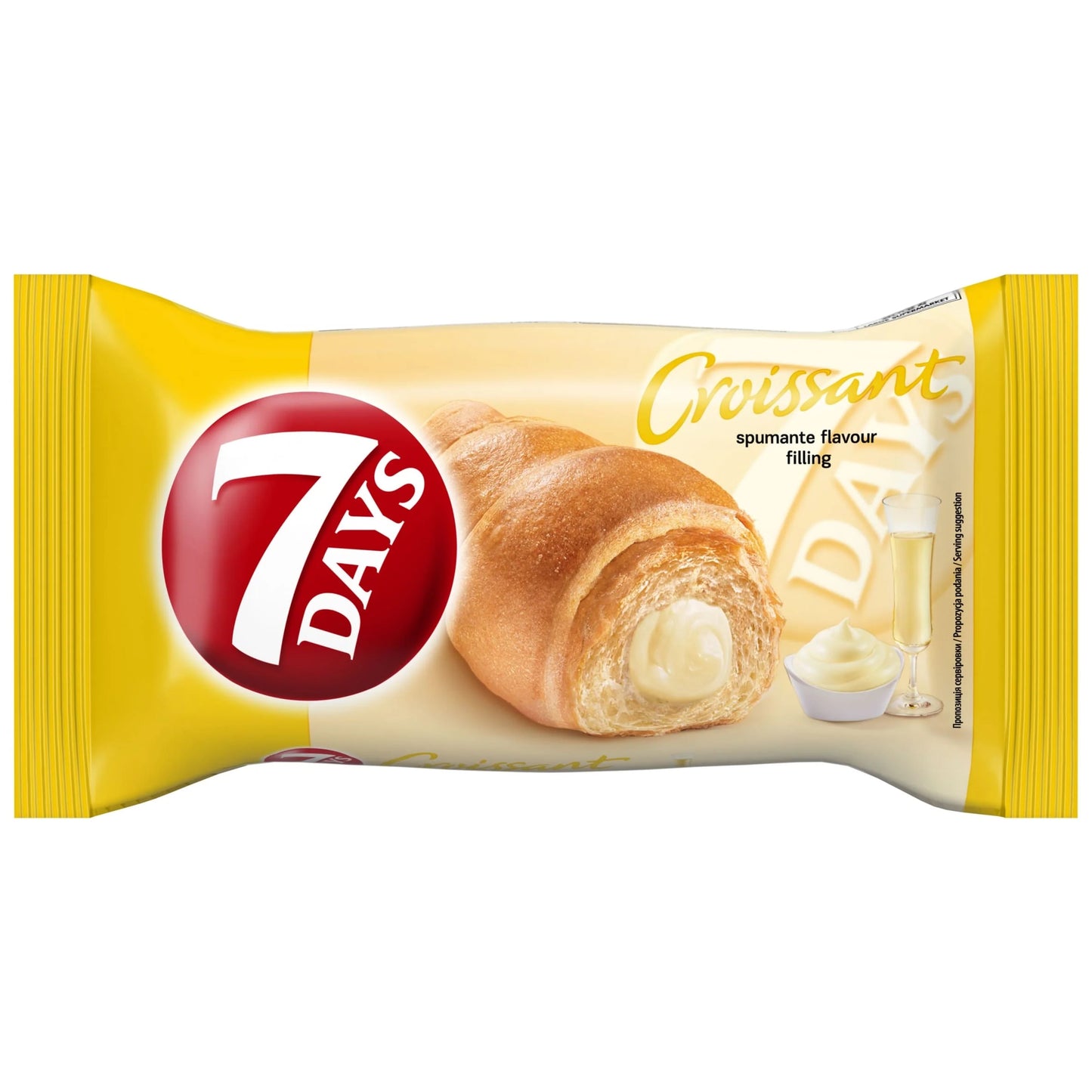 Croissant With Spumante Filling 60g by 7 DAYS