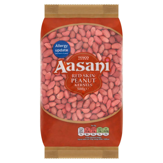 Red Skin Peanut Kernels 500g by AASANI