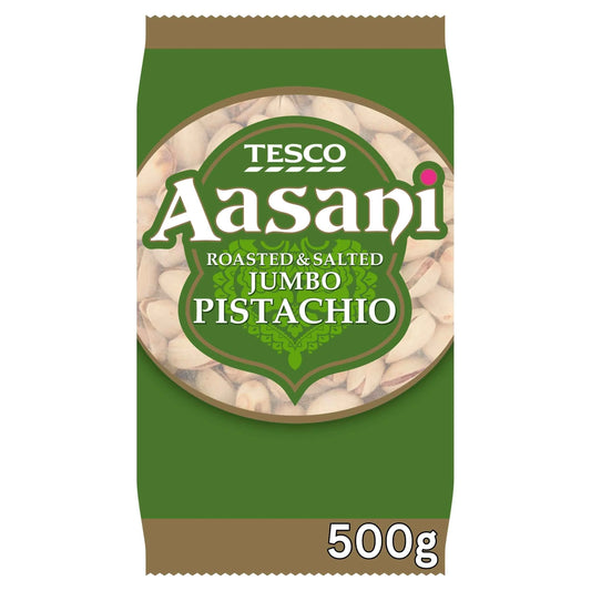 Roasted & Salted Jumbo Pistachios 500g by AASANI