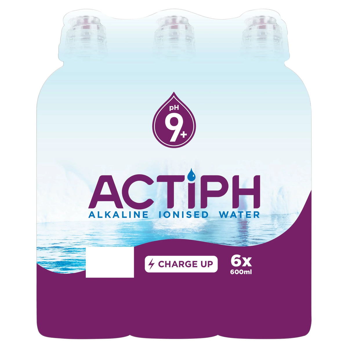 Alkaline Ionised Water 6x600ml by ACTIPH