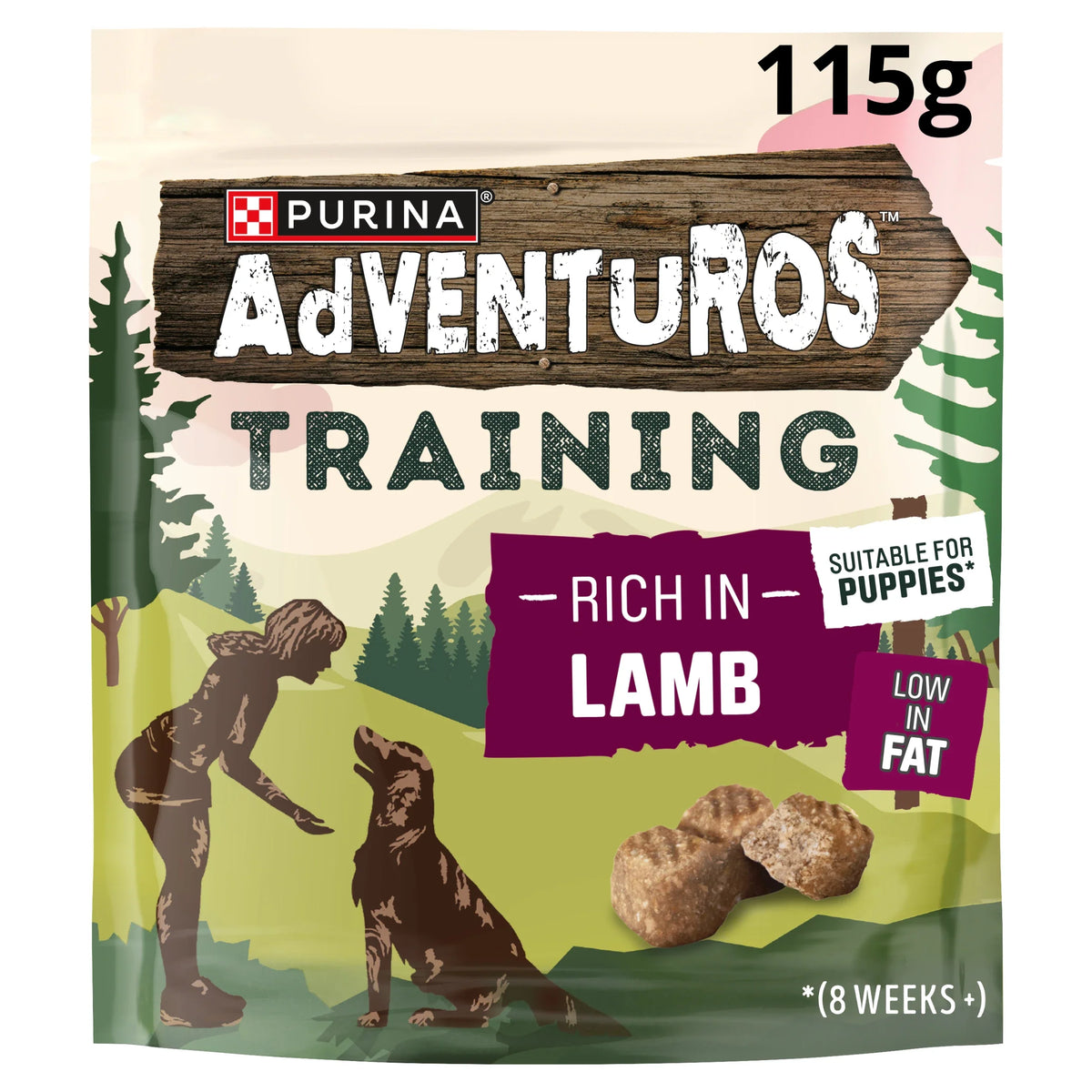 Adventuros Training Dog Treats Rich In Lamb by PURINA at The British Vault