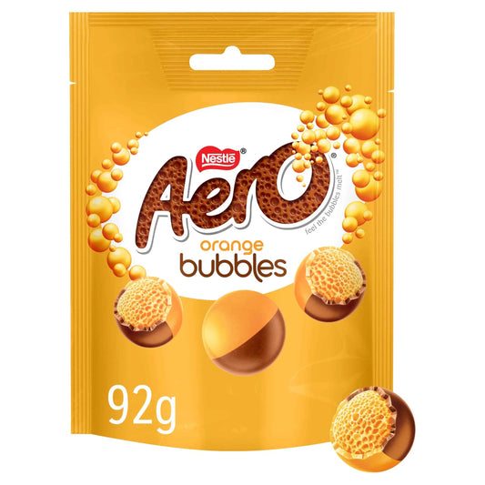 Bubbles Orange Flavoured Chocolate 92g by AERO