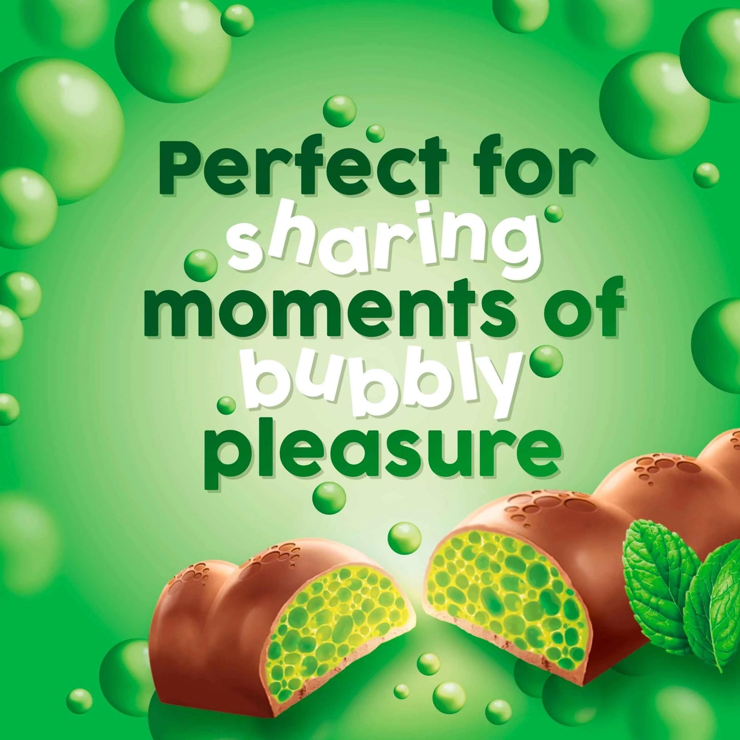 Aero Bubbly Peppermint Mint Chocolate Bar by Nestle
